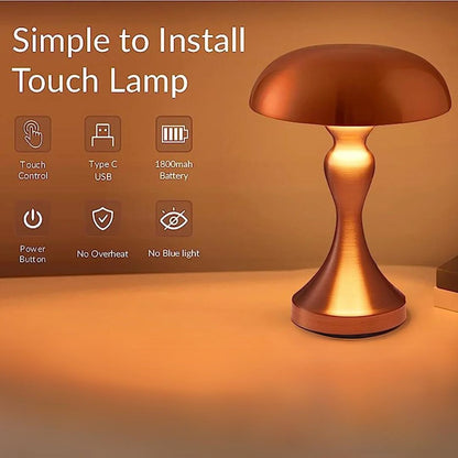 Elegant Dutch Floral Desk Lamp