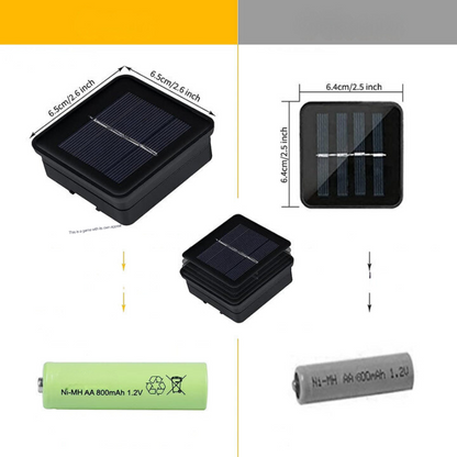 Outdoor Solar Fairy Lights with Soft Warm Glow