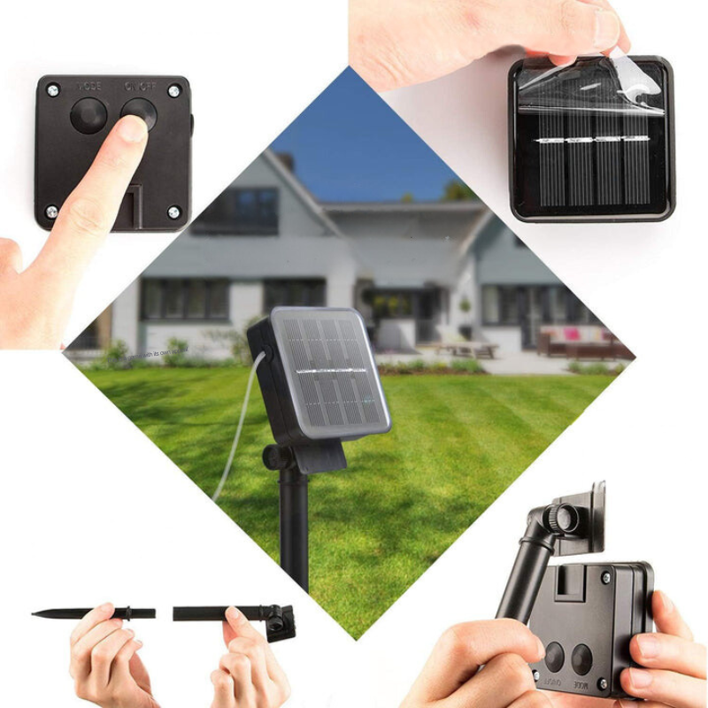 Outdoor Solar Fairy Lights with Soft Warm Glow