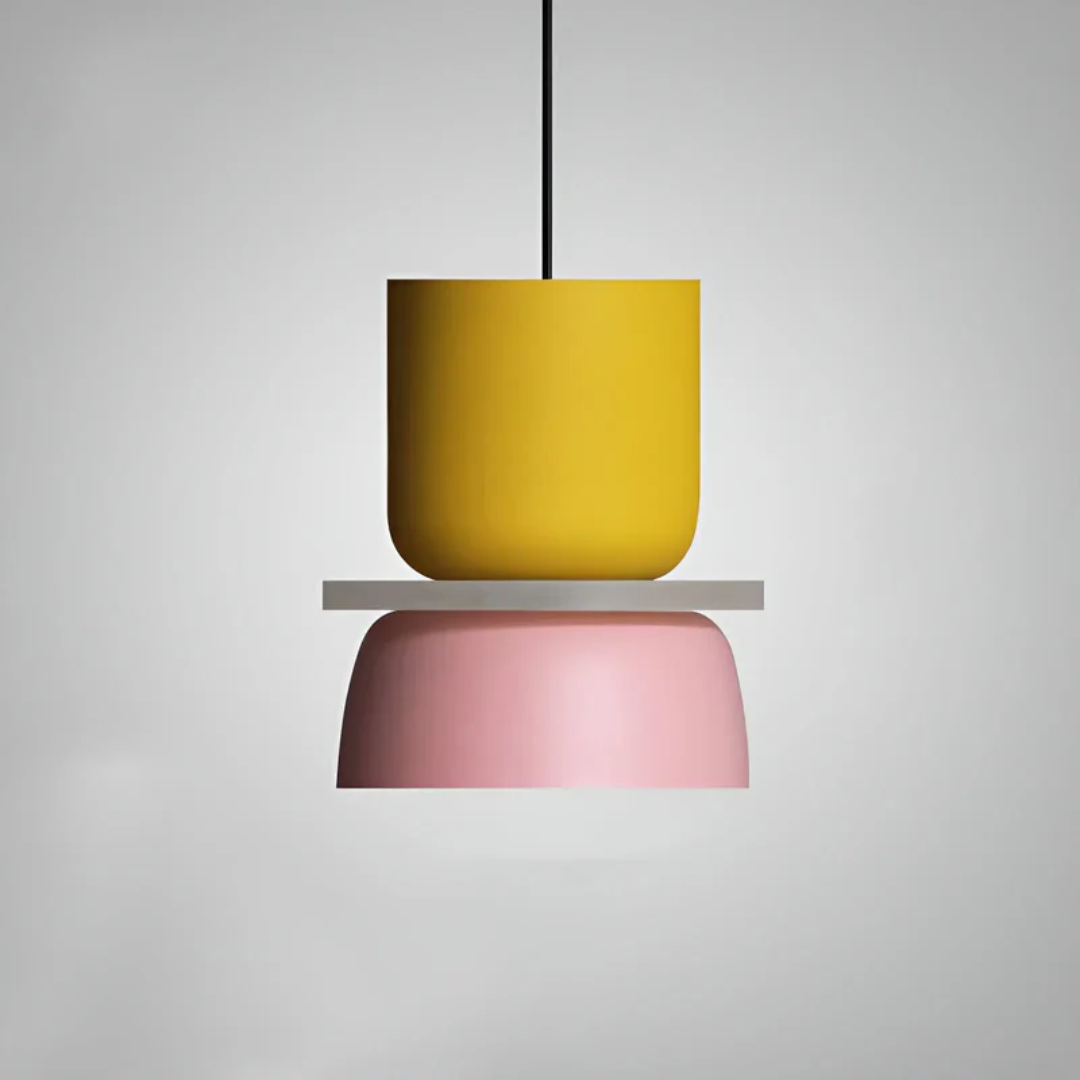 Bright Colorful Macaron Pendant Light - Fesara