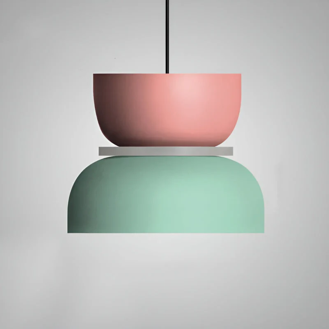 Bright Colorful Macaron Pendant Lamp