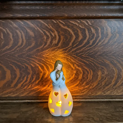 Heartwarming Mom and Daughter Candle Holder Set - Fesara