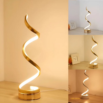 Adjustable Contemporary Spiral Desk Lamp