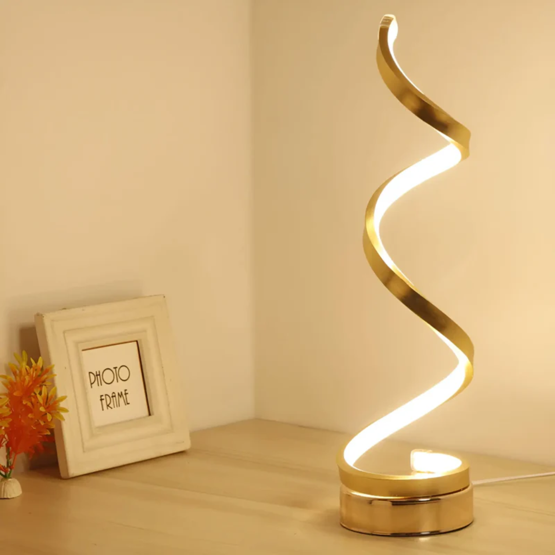 Adjustable Contemporary Spiral Desk Lamp