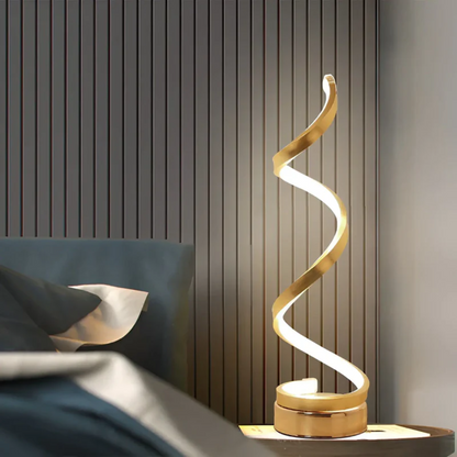 Adjustable Contemporary Spiral Desk Lamp