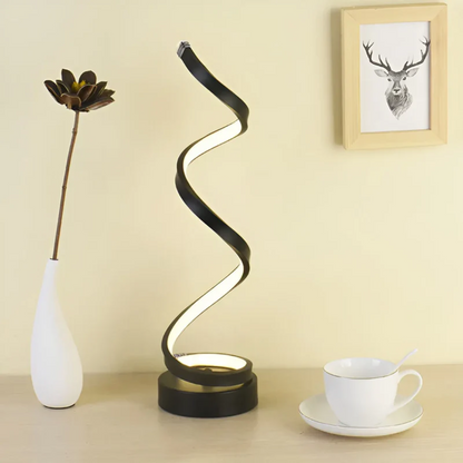 Adjustable Contemporary Spiral Desk Lamp