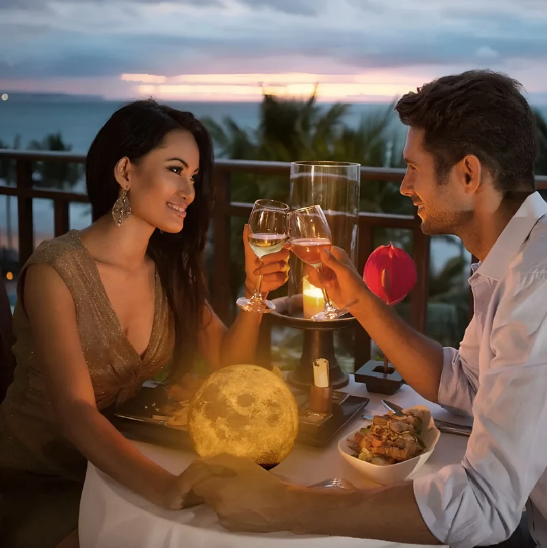 Glowing Orb Floating Night Lamp