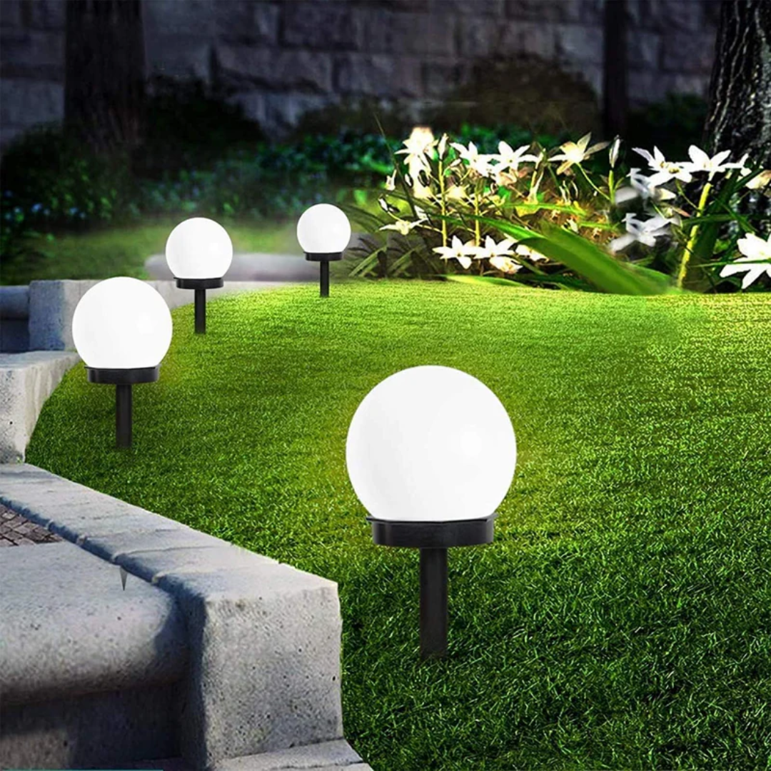 Outdoor Solar Powered LED Garden Lights Set - Fesara