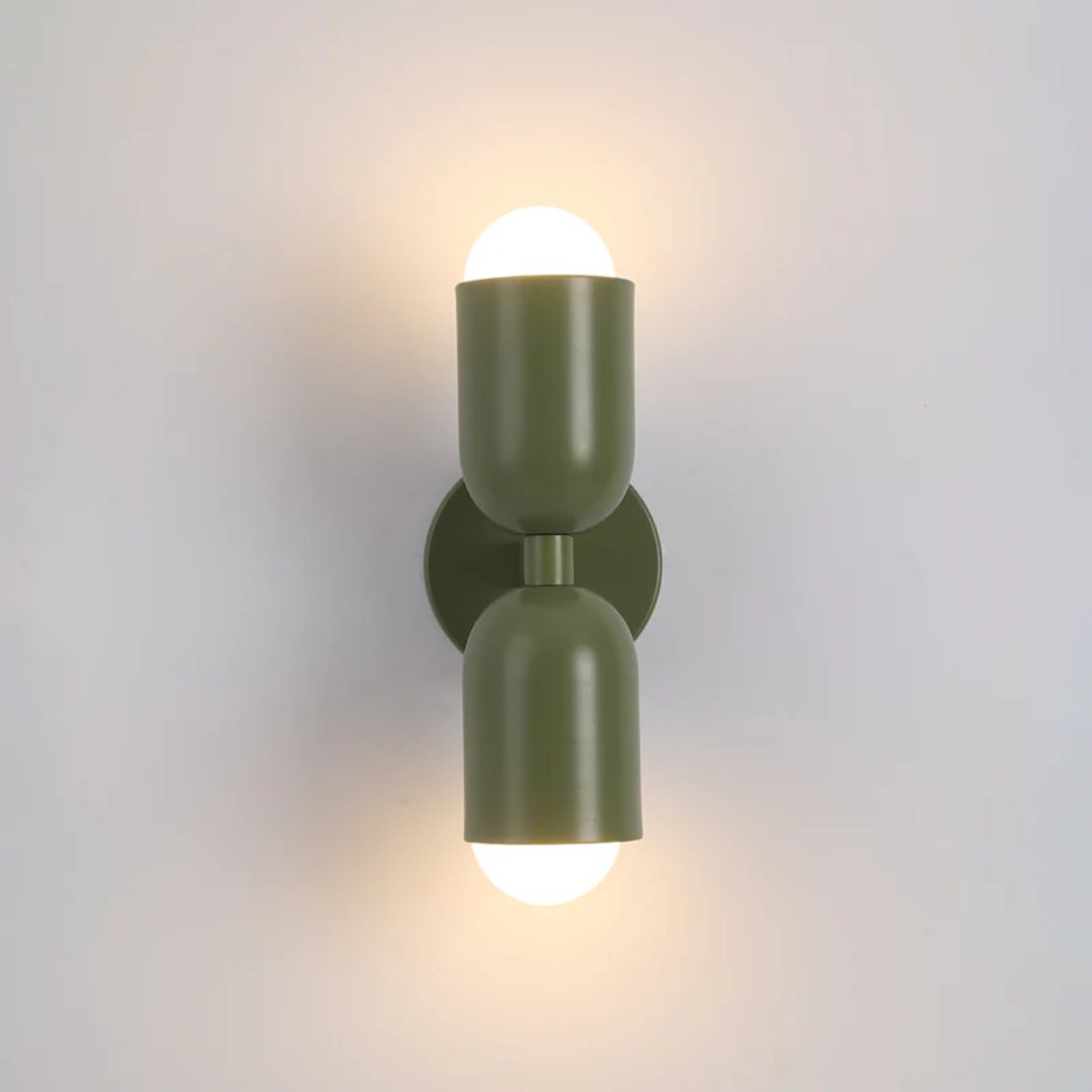 Dual Sided LED Wall Light in Metal Finish - Fesara