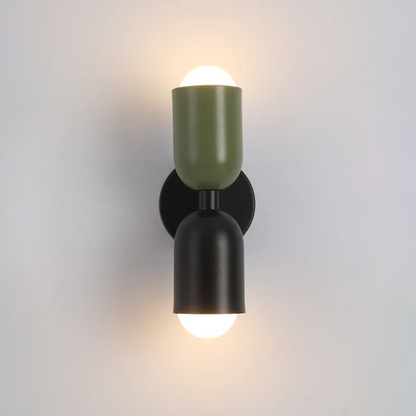 Dual Sided LED Wall Light in Metal Finish