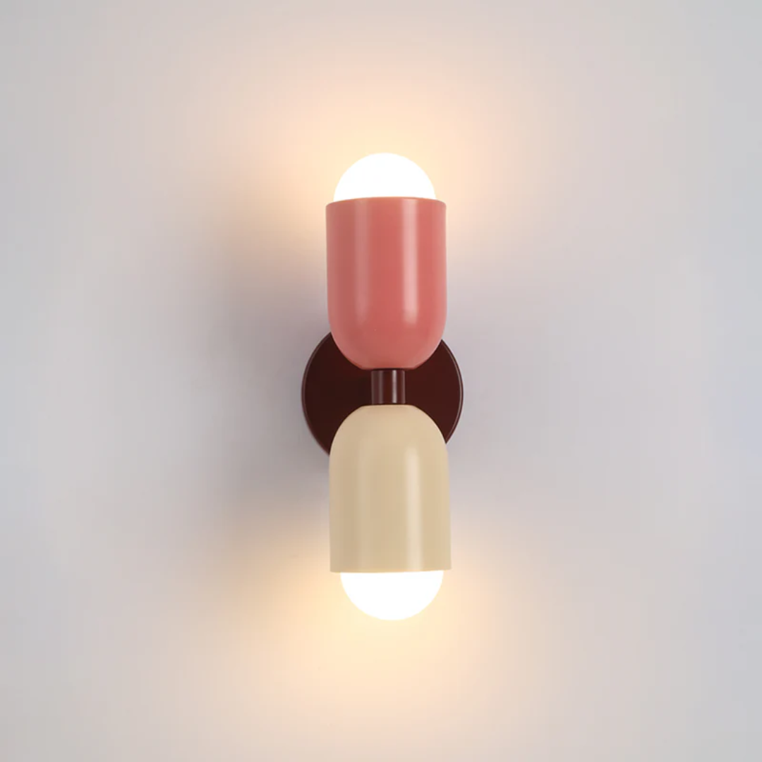Dual Sided LED Wall Light in Metal Finish