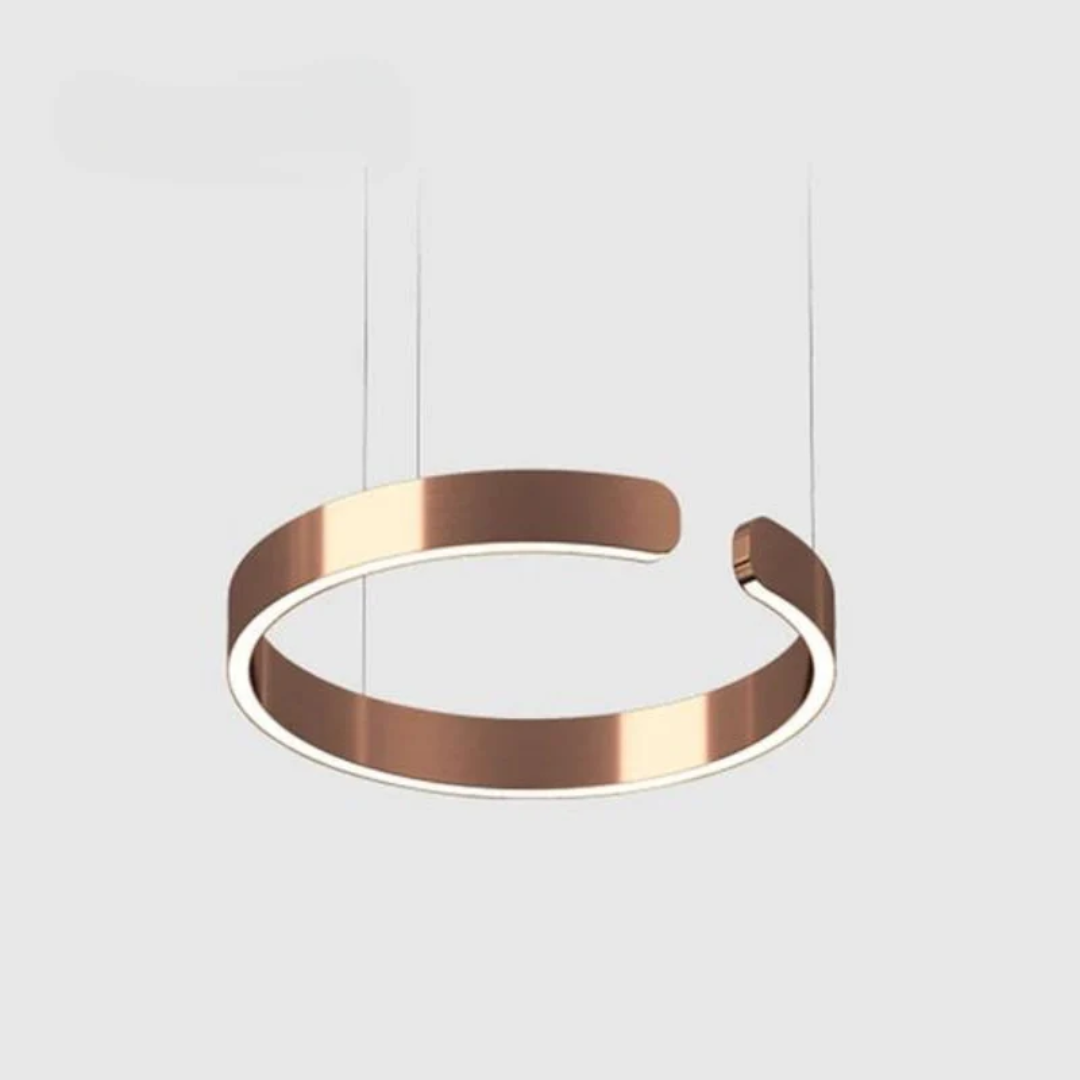 Stylish Round LED Hanging Light - Fesara