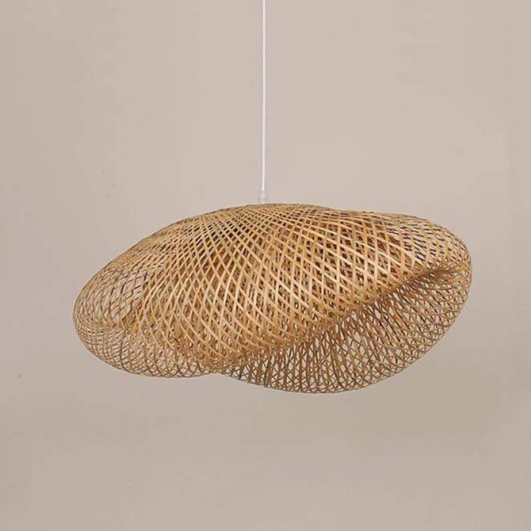 Natural Bamboo LED Hanging Light Balls