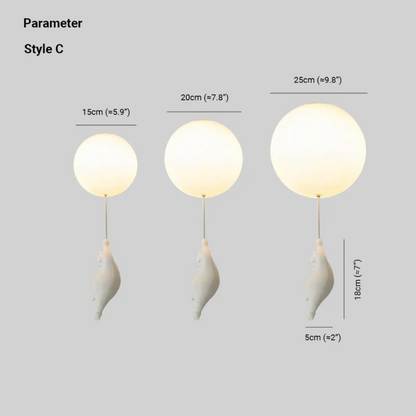 Fesara Cute Bear Pendant Light