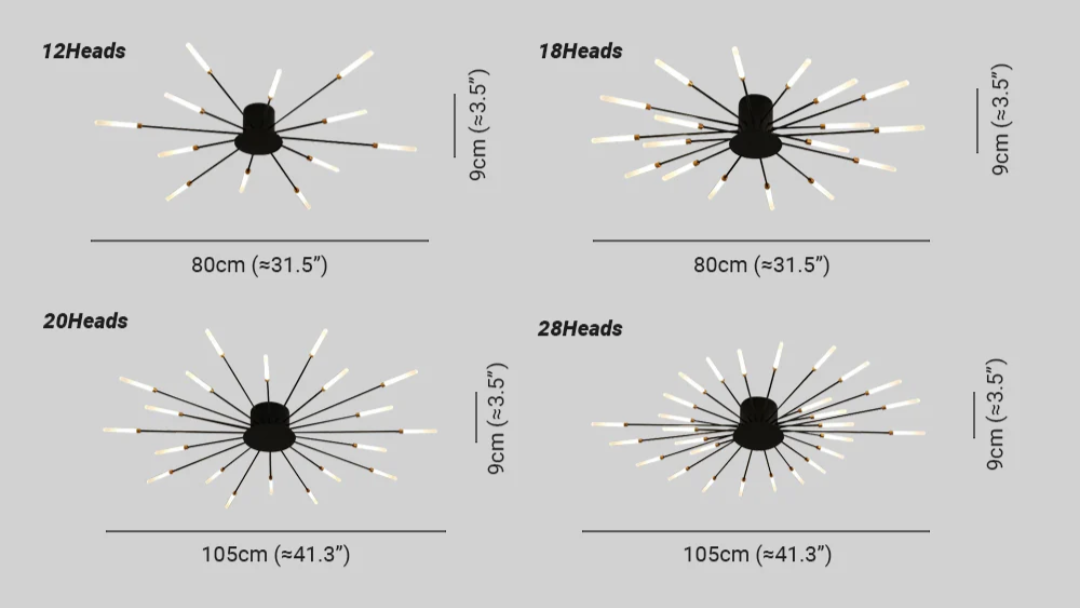 Bright Big LED Ceiling Fixture