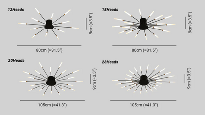 Bright Big LED Ceiling Fixture