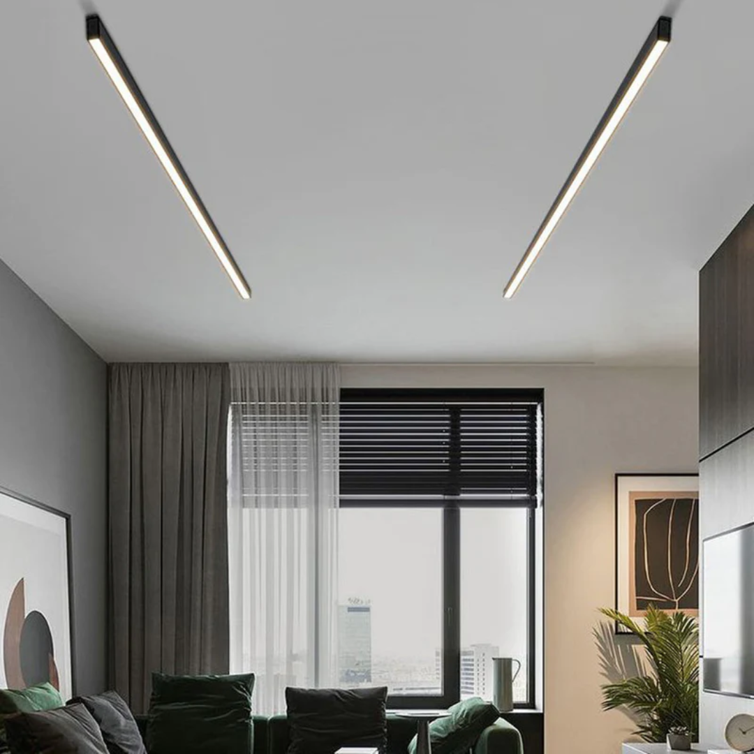 Commercial Linear LED Ceiling Light Fixture - Fesara