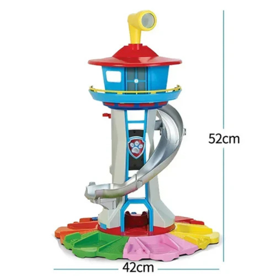 Children's Indoor Slide and Car Racing Track Playset
