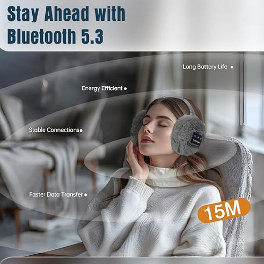 Warm Wireless Bluetooth Head Warmers with HD Sound