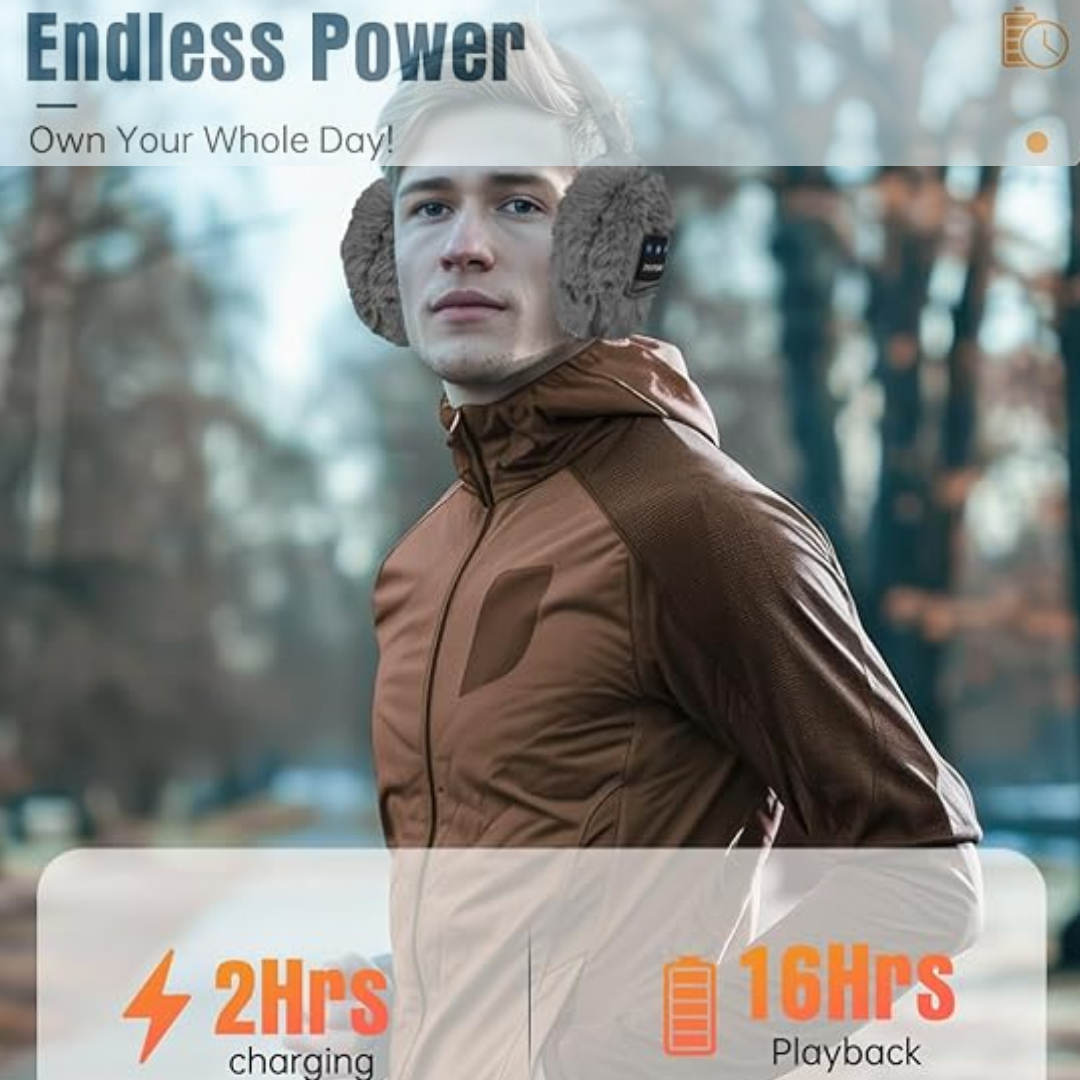 Warm Wireless Bluetooth Head Warmers with HD Sound