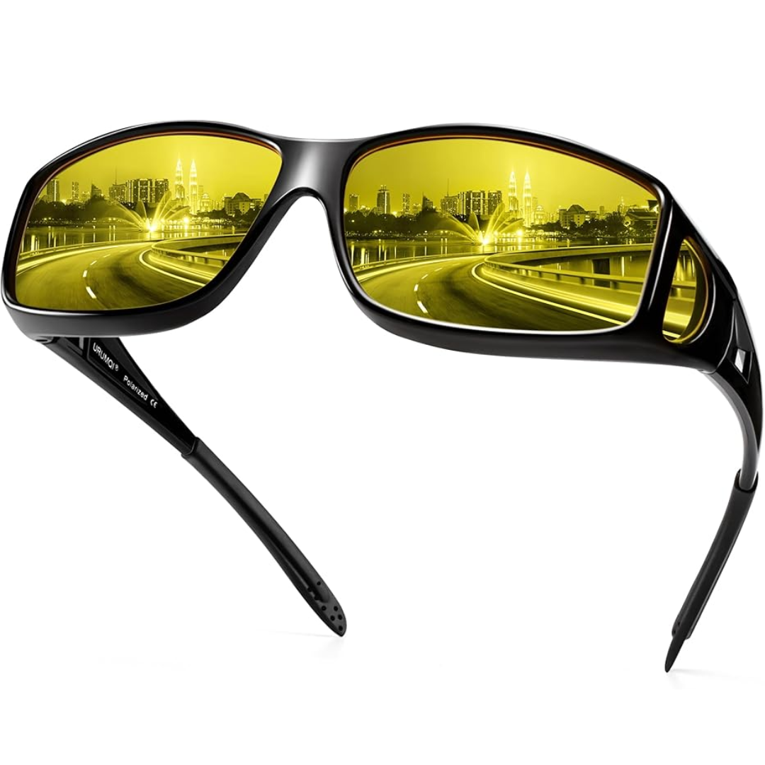Polarized Night Drive Glasses - Anti Glare Safety Eyewear