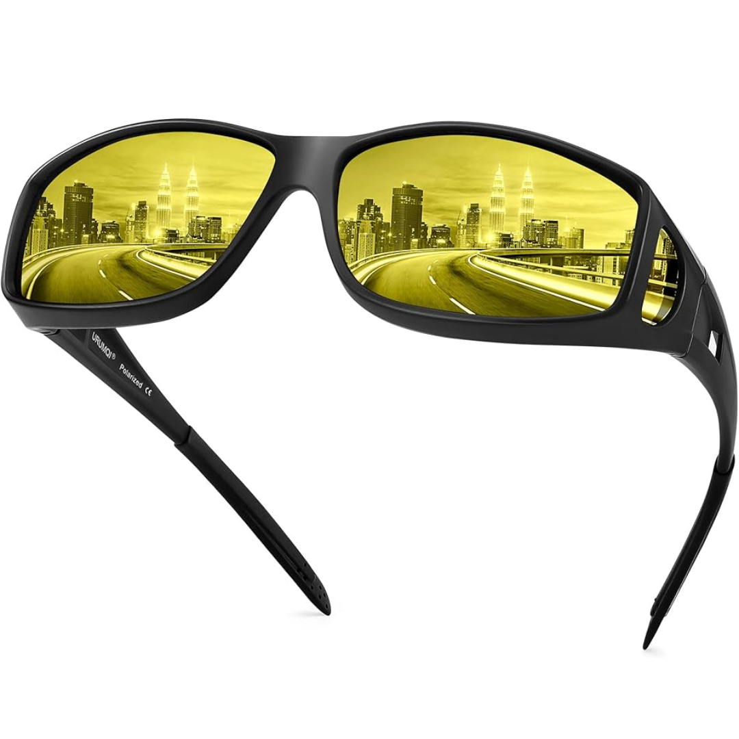 Polarized Night Drive Glasses - Anti Glare Safety Eyewear