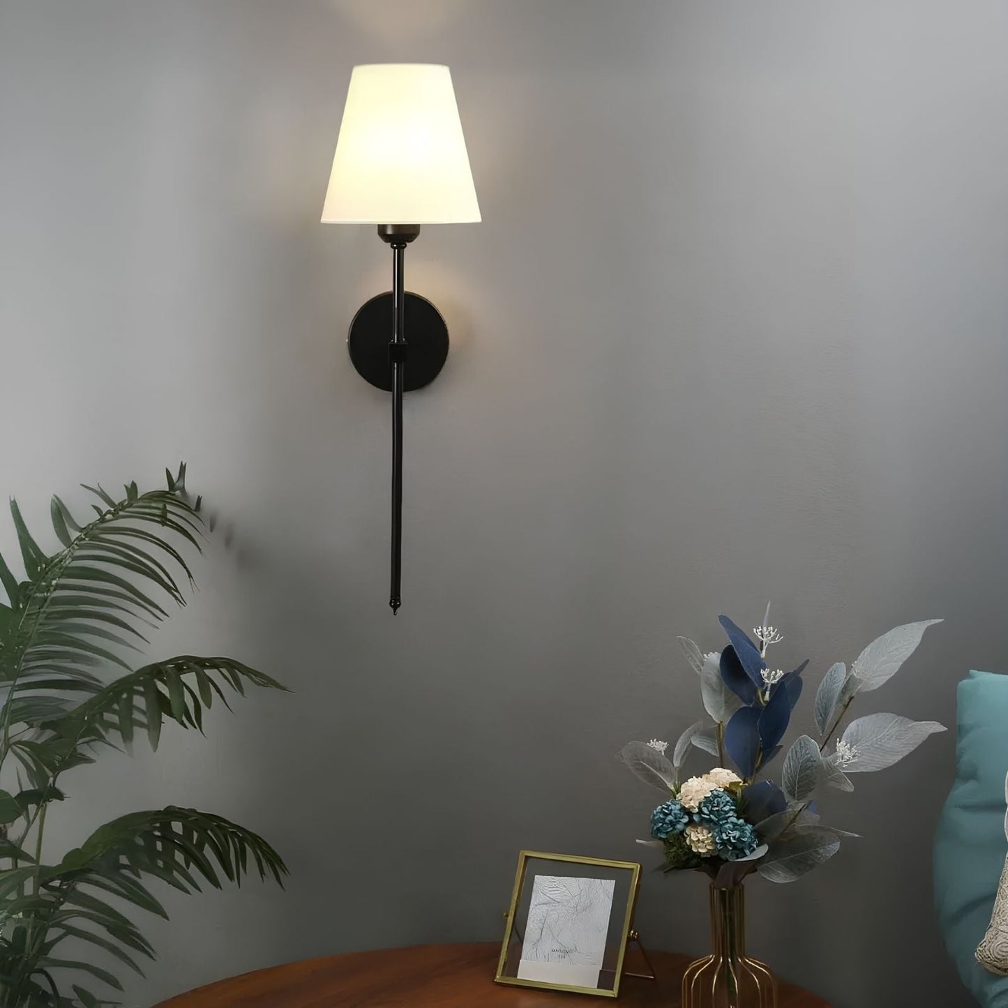 Wireless Rustic LED Wall Lamp