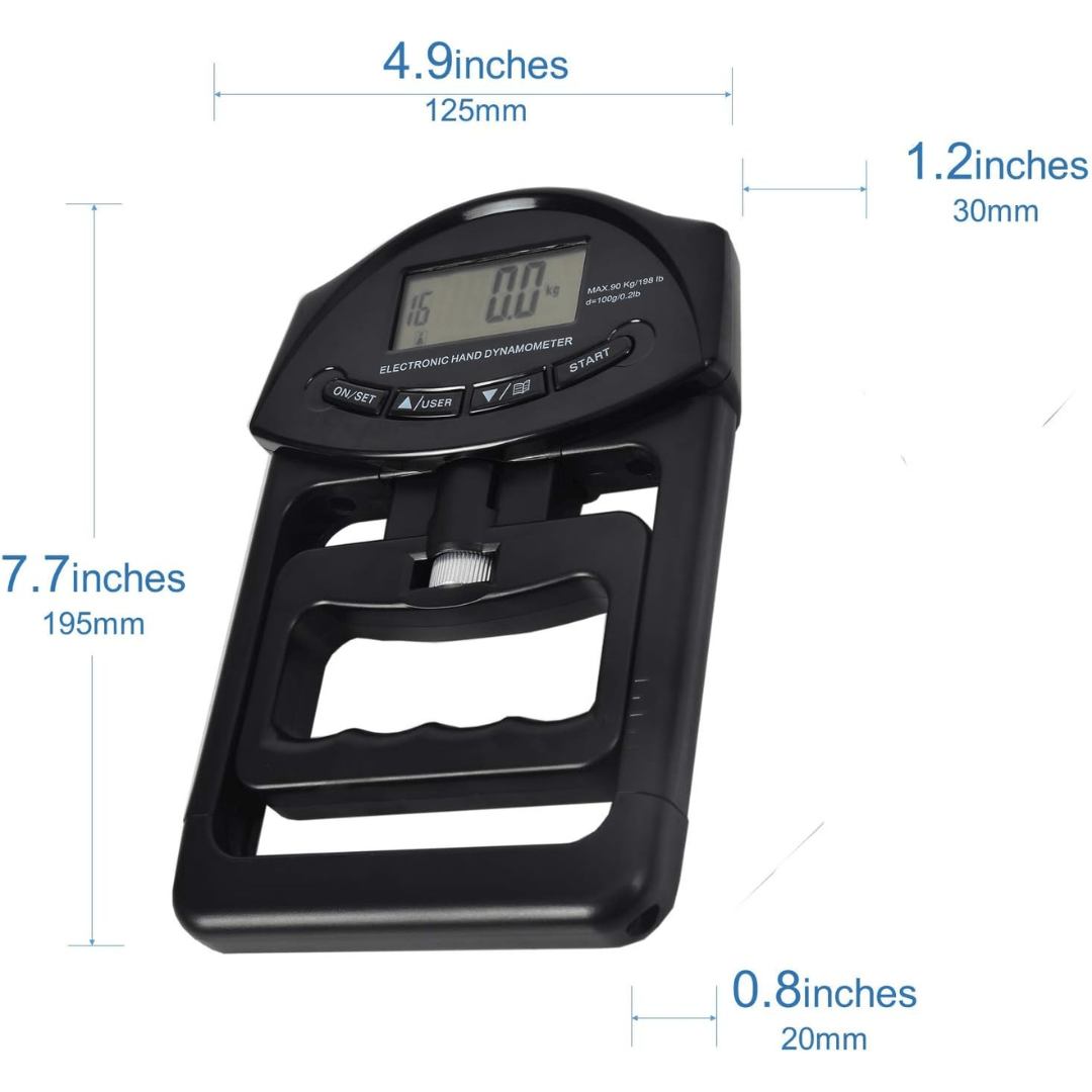 Accurate Hand Grip Strength Meter up to 120kg