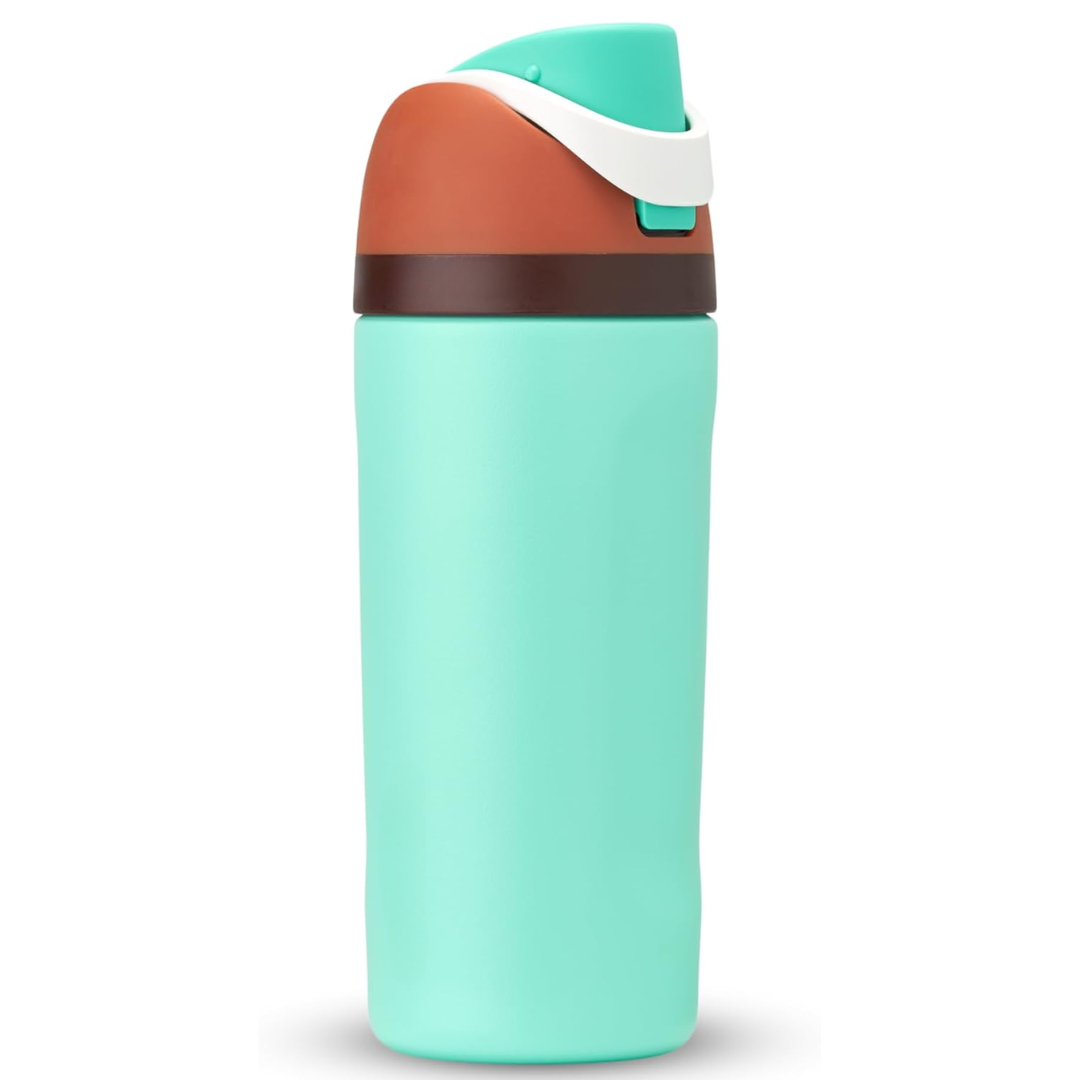 Spill Proof Thermal Stainless Steel Water Bottle with Lid - Fesara