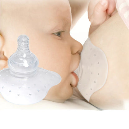 Natural Baby Pacifier for Nursing - Soft Silicone Nipple Shield