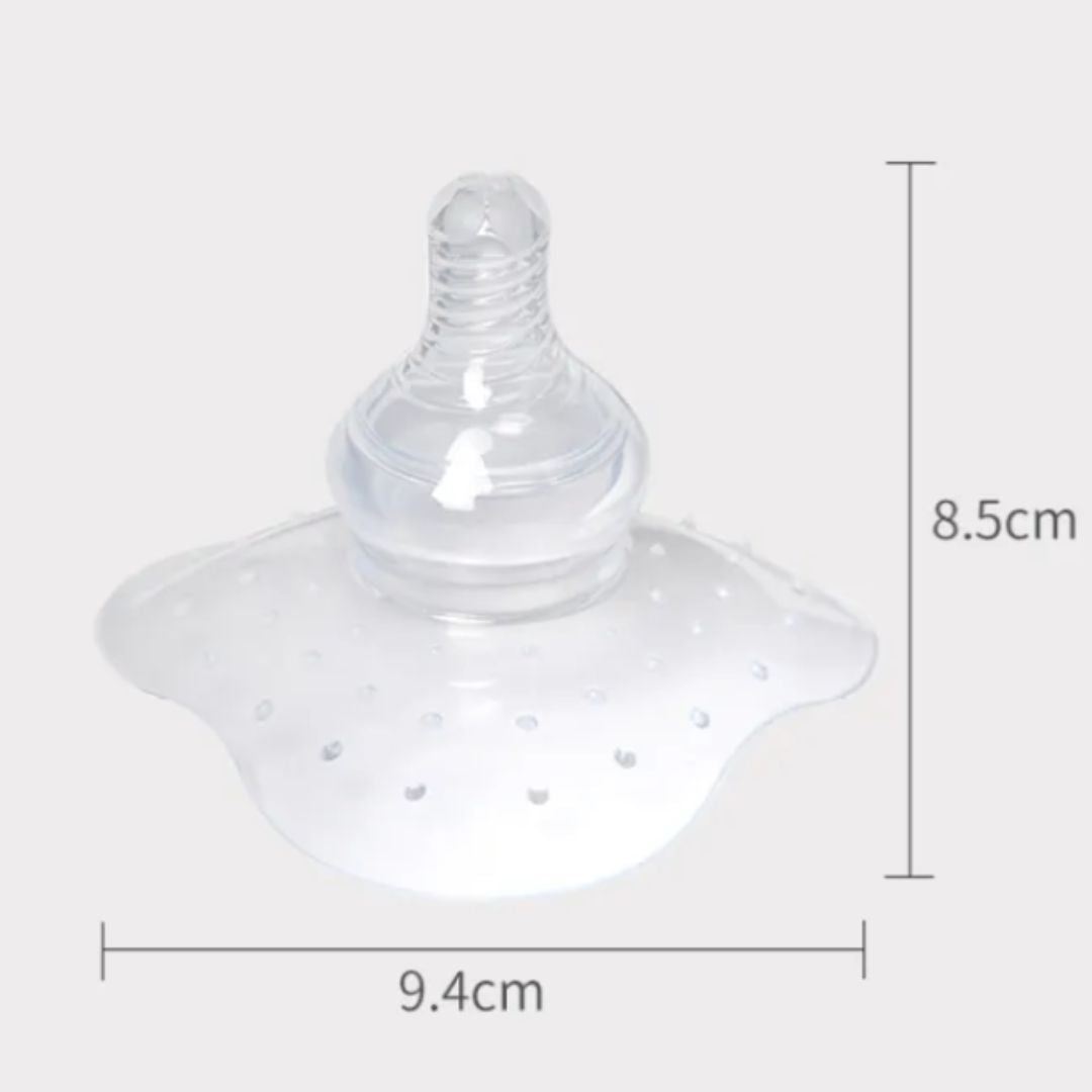 Natural Baby Pacifier for Nursing - Soft Silicone Nipple Shield