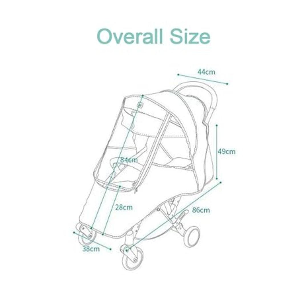 Universal Stroller Rain Cover - Waterproof Stroller Accessory