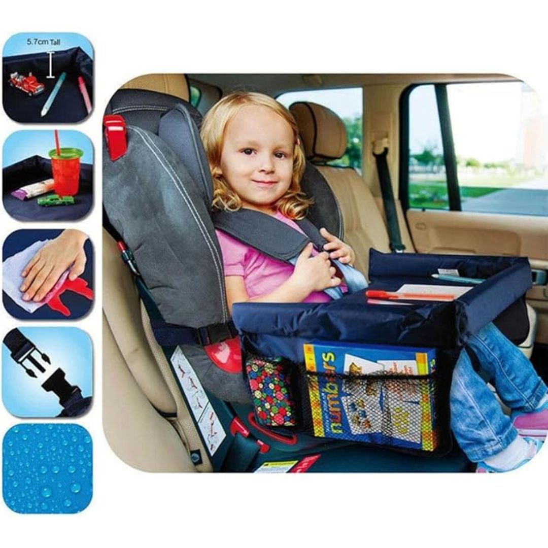 Kids Travel Tray - Portable Back Seat Table