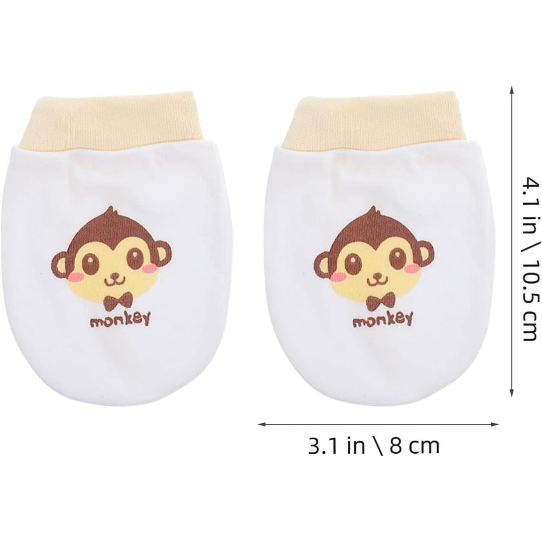 Cozy Baby Cotton Mitts - Gentle Protective Hand Covers