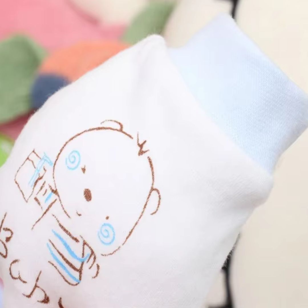 Cozy Baby Cotton Mitts - Gentle Protective Hand Covers
