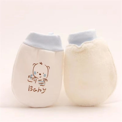 Cozy Baby Cotton Mitts - Gentle Protective Hand Covers