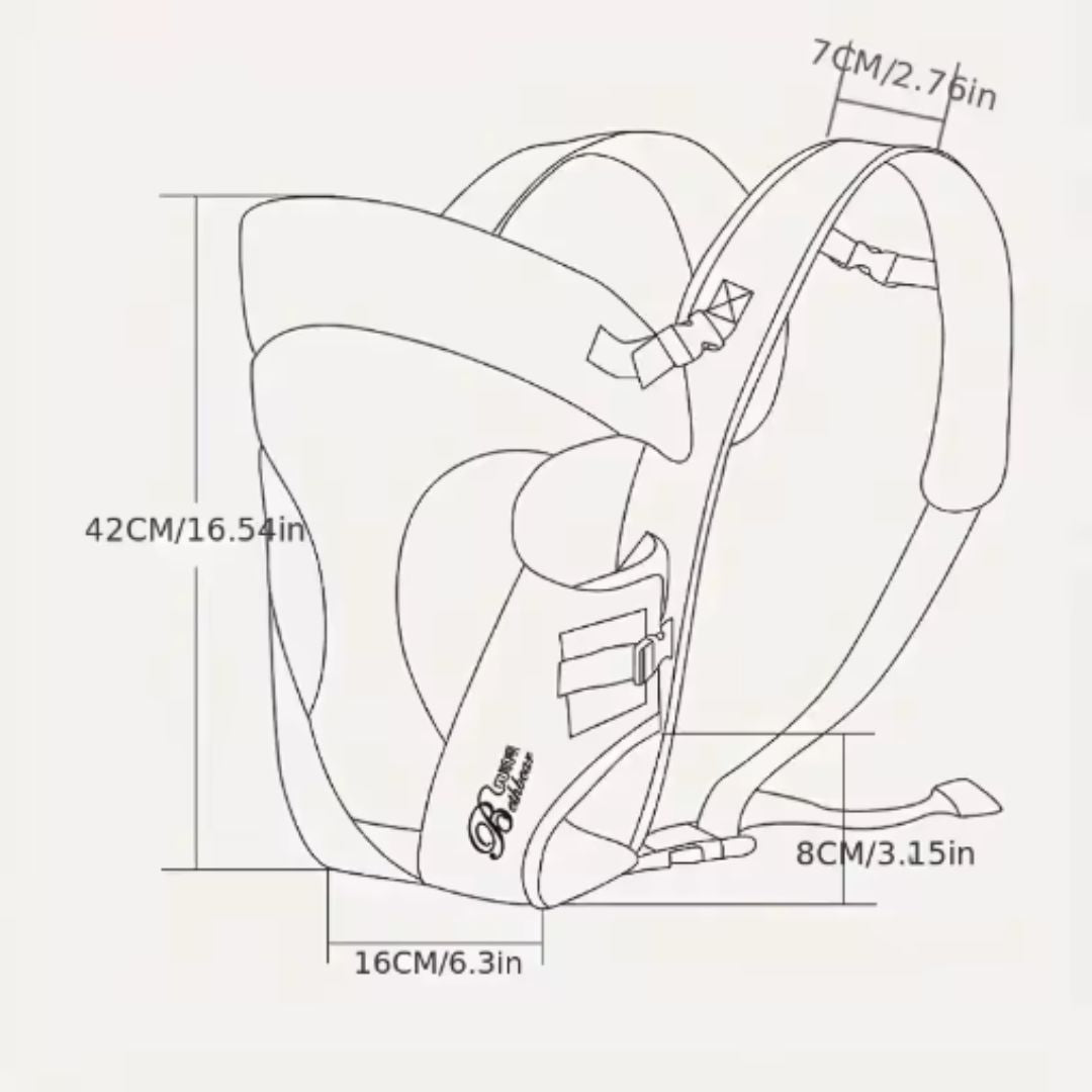 Fesara Baby Carrier - Ergonomic Baby Sling for Mom