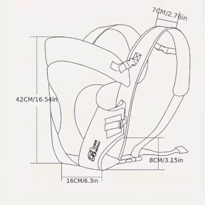 Fesara Baby Carrier - Ergonomic Baby Sling for Mom