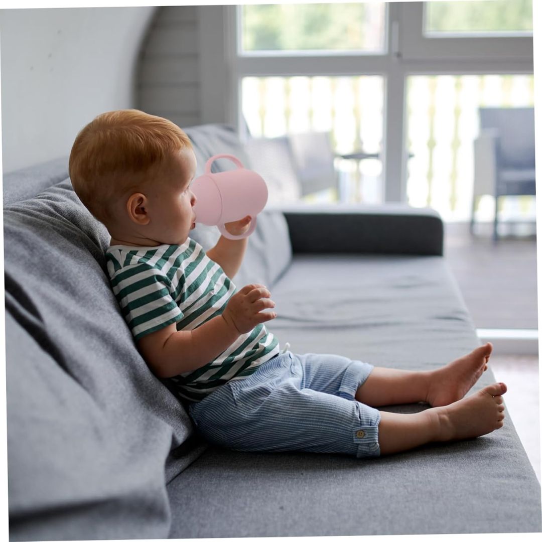 Soft Silicone Sippy Cup for Baby - Spill Proof Training Cup