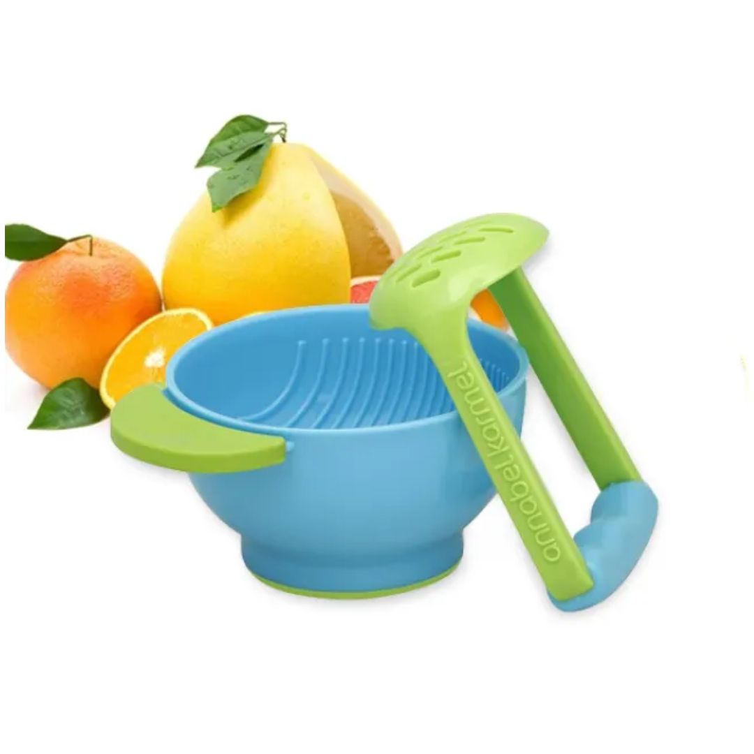 Baby Food Bowls with Spoon Rest - Anti Slip Feeding Bowl - Fesara