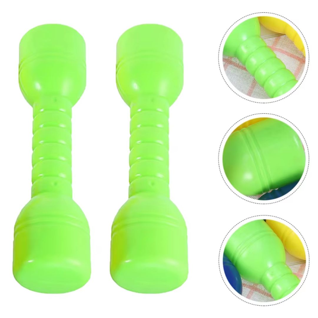 Fun Kids Dumbbells Set - Lightweight Plastic Weights
