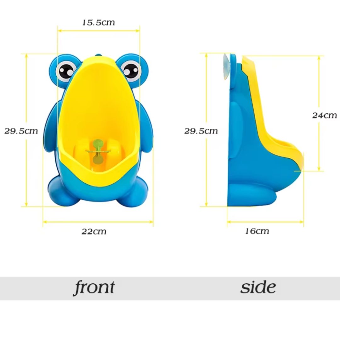 Colorful Kid's Frog Shaped Potty Training Urinal