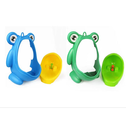 Colorful Kid's Frog Shaped Potty Training Urinal
