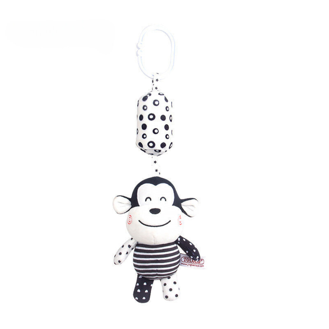 Cute Soft Baby Toy Plush Rattle Friends