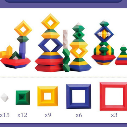 Wooden Educational Stacking Block Toy