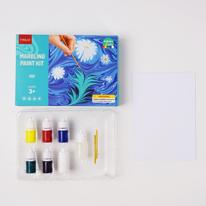 Colorful Artistic Marble Effect Paint Kit
