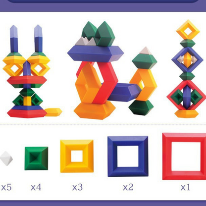 Wooden Educational Stacking Block Toy
