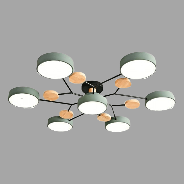 Contemporary LED Ceiling Lamp with Warm White Lighting - Fesara