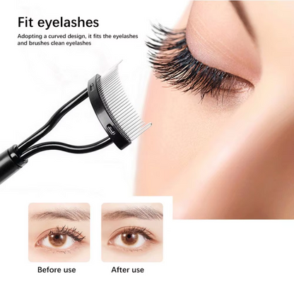 Precise Eyelash Comb and Mascara Brush Set
