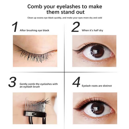 Precise Eyelash Comb and Mascara Brush Set
